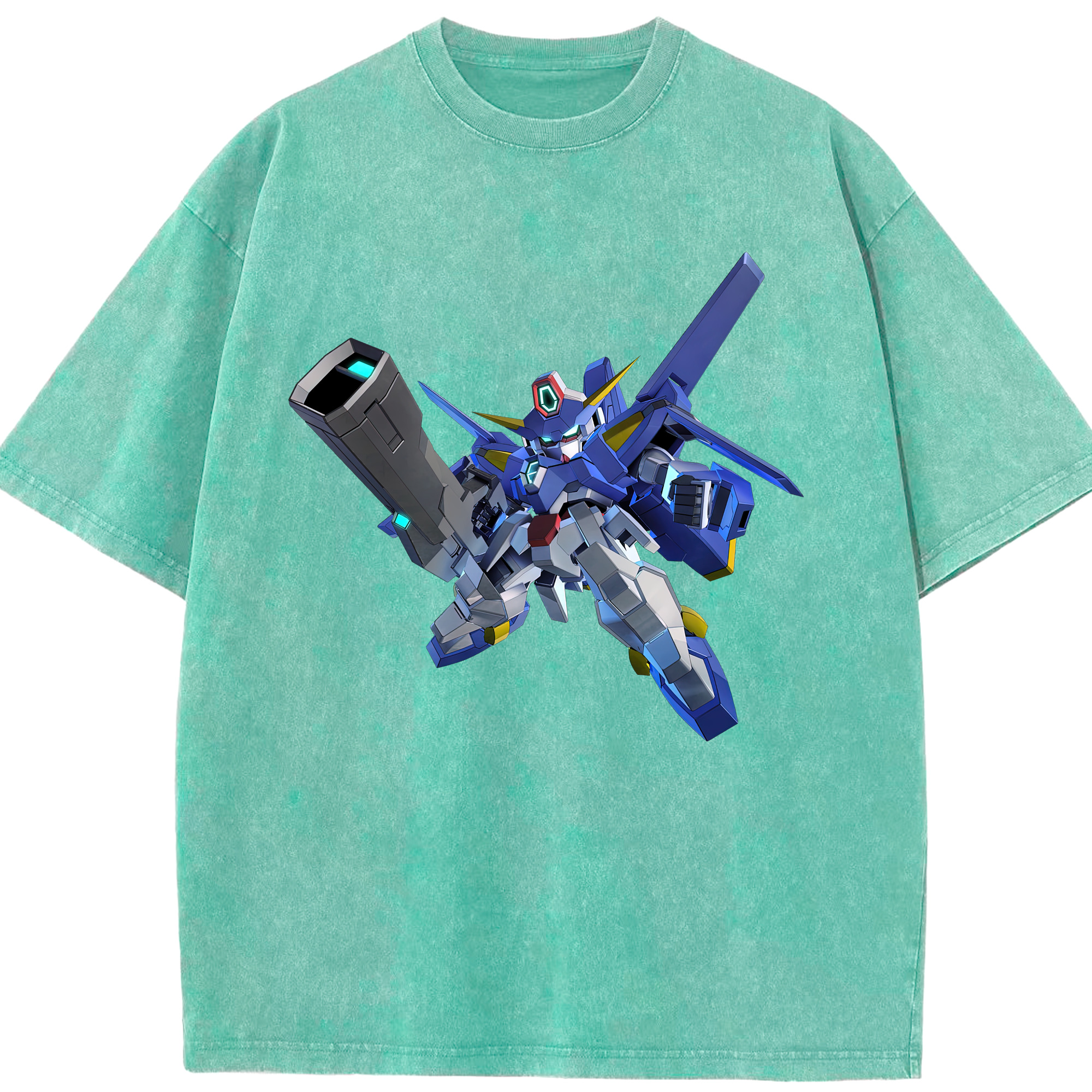 （画像用） 機動戦士ガンダム Mobile Suit Gundam 綿100% ヴィンテージ風 半袖Tシャツ（フロントプリント）